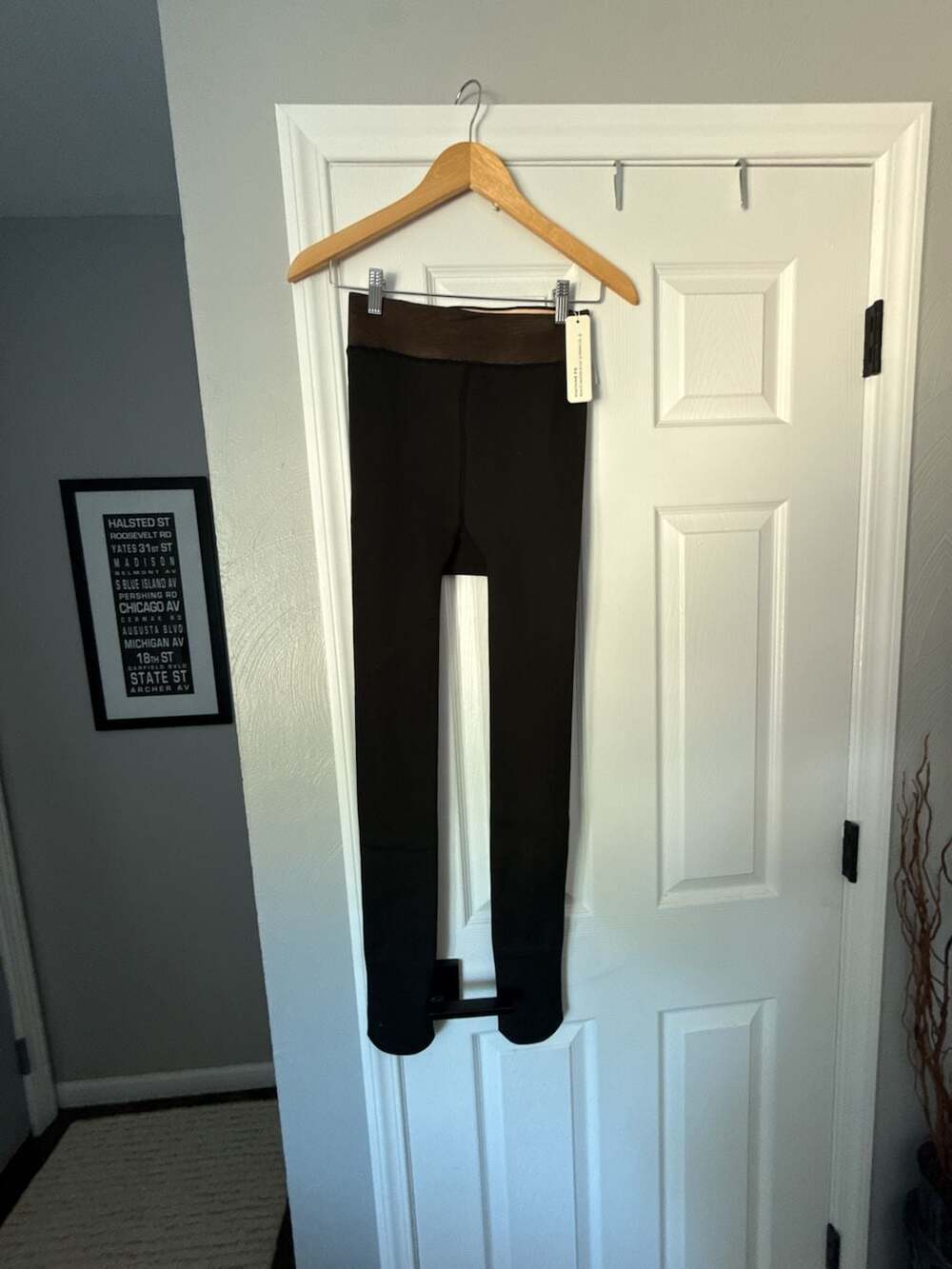 VertVie Fleece-Lined Thermal Leggings with Stirrups